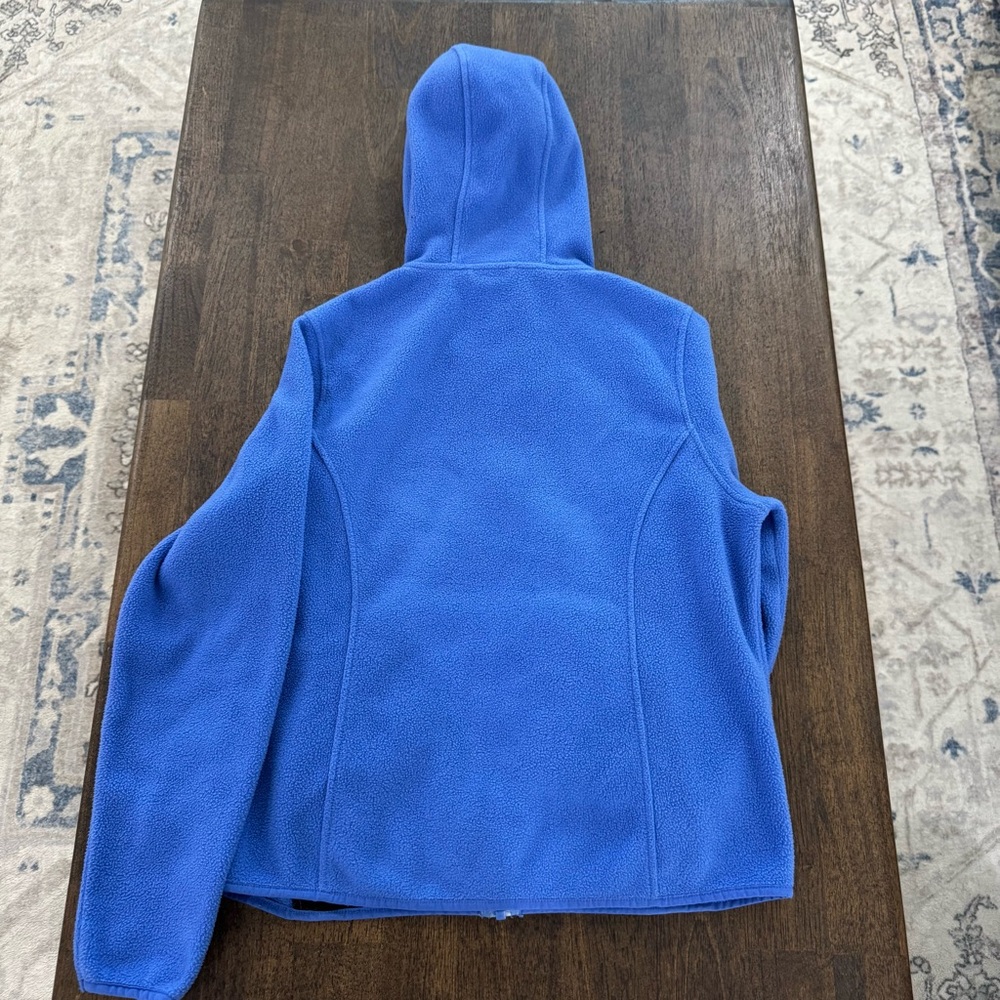 L.L. Bean Women’s Fleece Zip-Up Hoodie – Blue – Size Small - Picture 5 of 5